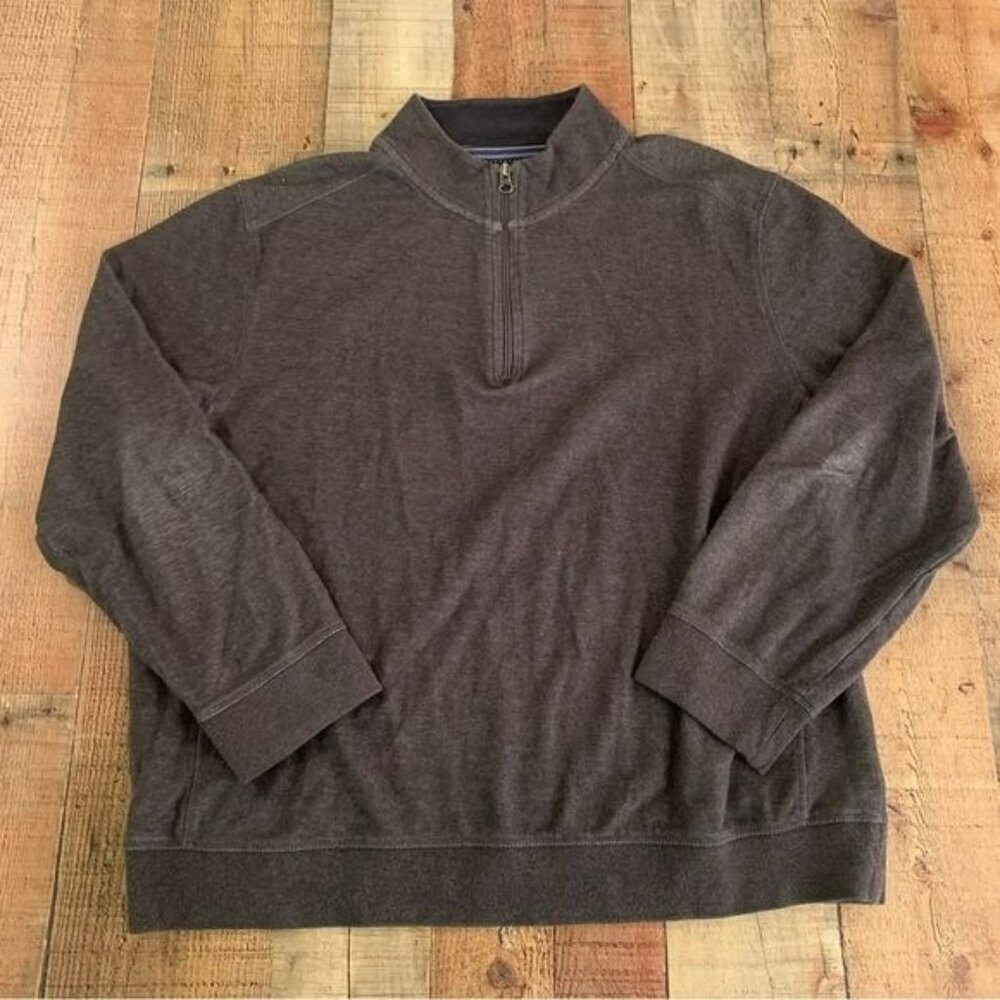 English Laundry gray quarter zip men’s top XL